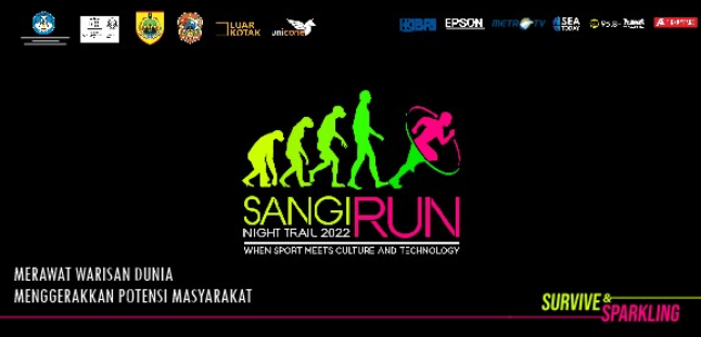 SangiRUN 17 September 2022, facia sarnavil, genset,ligting,tenda sarnavil,,karpet,barikade,Led 3D texs,sound sistem,genset,dekor,welcome gate supported SangiRUN 17 September 2022, facia sarnavil, genset,ligting,tenda sarnavil,,karpet,barikade,Led 3D texs,sound sistem,genset,dekor,welcome gate supported