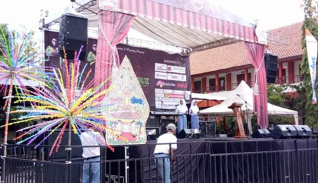 Panggung Riging Pensi sederhana murah meriah 5×6, 5×8, 5×10